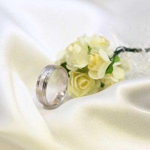 10K  6mm Wedding Band Solid Gold,white Gold,yellow Gold,rose gold, engagement